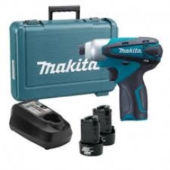 Atornillador de Impacto 10,8 V / 12V Max 0-2.400 rpm (Max. Torque 90 N.m) 0,92 kg. / 2 Batera Li-ion 1.3Ah + Cargador