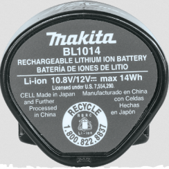 BATERIA (BL1014) 12V 1,3 Ah Li-ion ClamShell