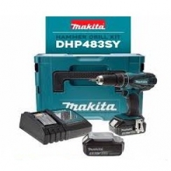 Taladro Atornillador Percutor Inalámbrico Sin batería 18V Max. Torque 40  N.m DHP453Z Makita